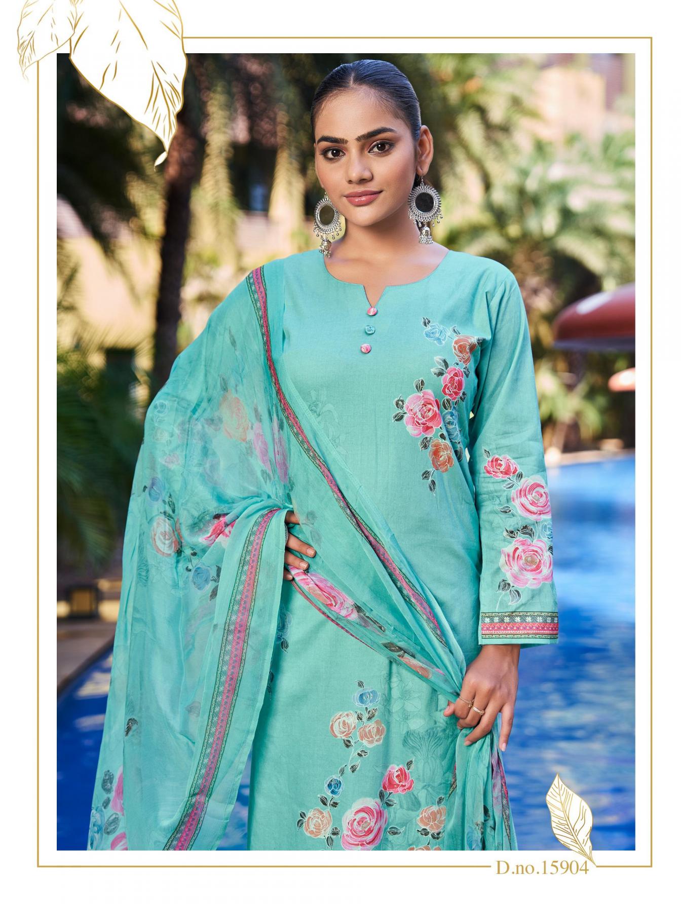 HILL QUEEN BY IBIZA LAWN COTTON ATTRACTIVE LOOK DRESS MATERIAL