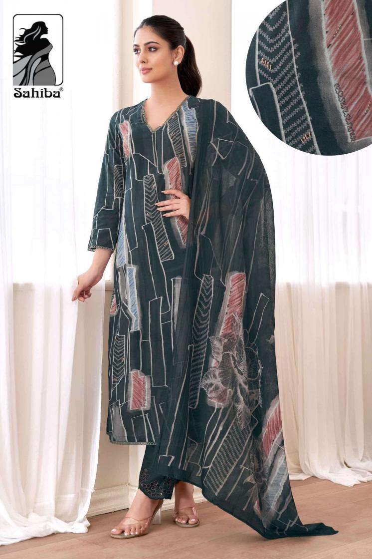 PRIYANSHI BY SAHIBA COTTON LAWN HIT DESIGN UNSTITCH SALWAR KAMEEZ