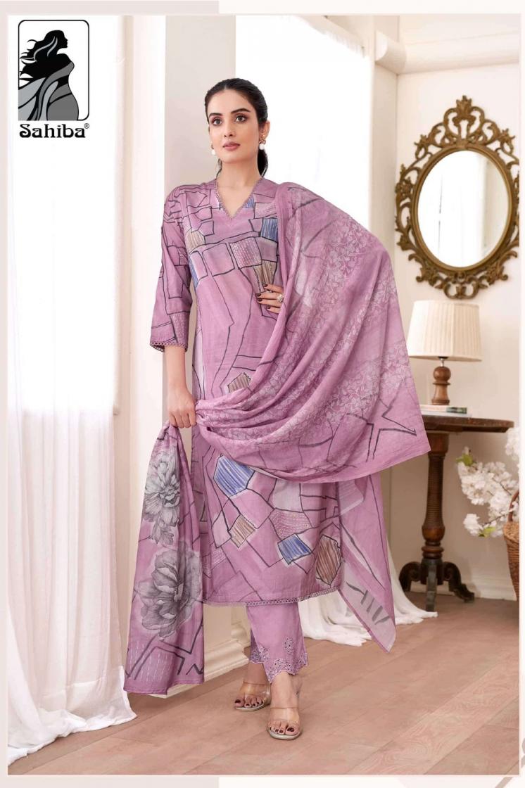 PRIYANSHI BY SAHIBA COTTON LAWN HIT DESIGN UNSTITCH SALWAR KAMEEZ