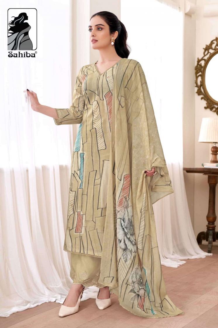 PRIYANSHI BY SAHIBA COTTON LAWN HIT DESIGN UNSTITCH SALWAR KAMEEZ