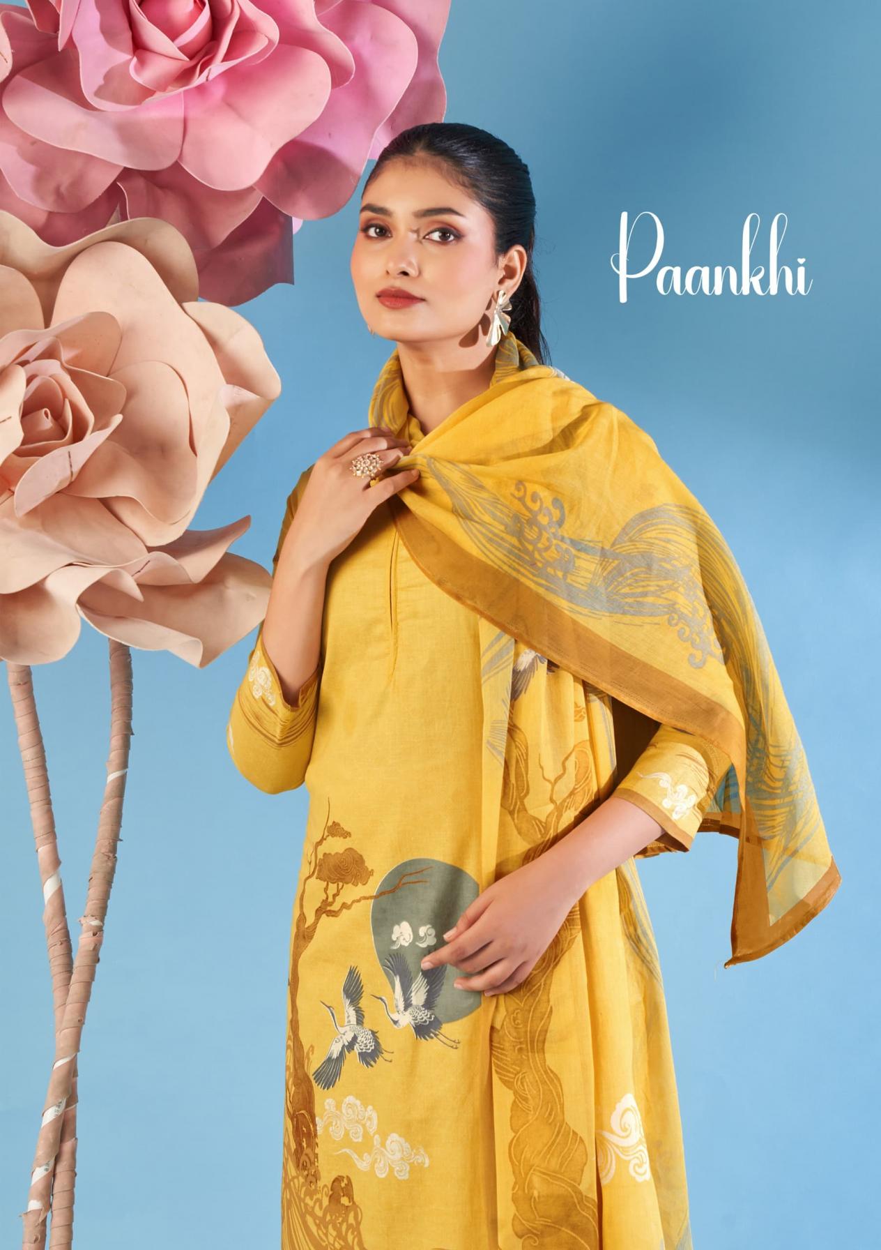 PAANKHI BY SARGAM CAMBRIC PRINT HIT DESIGN UNSTITCH SALWAR KAMEEZ
