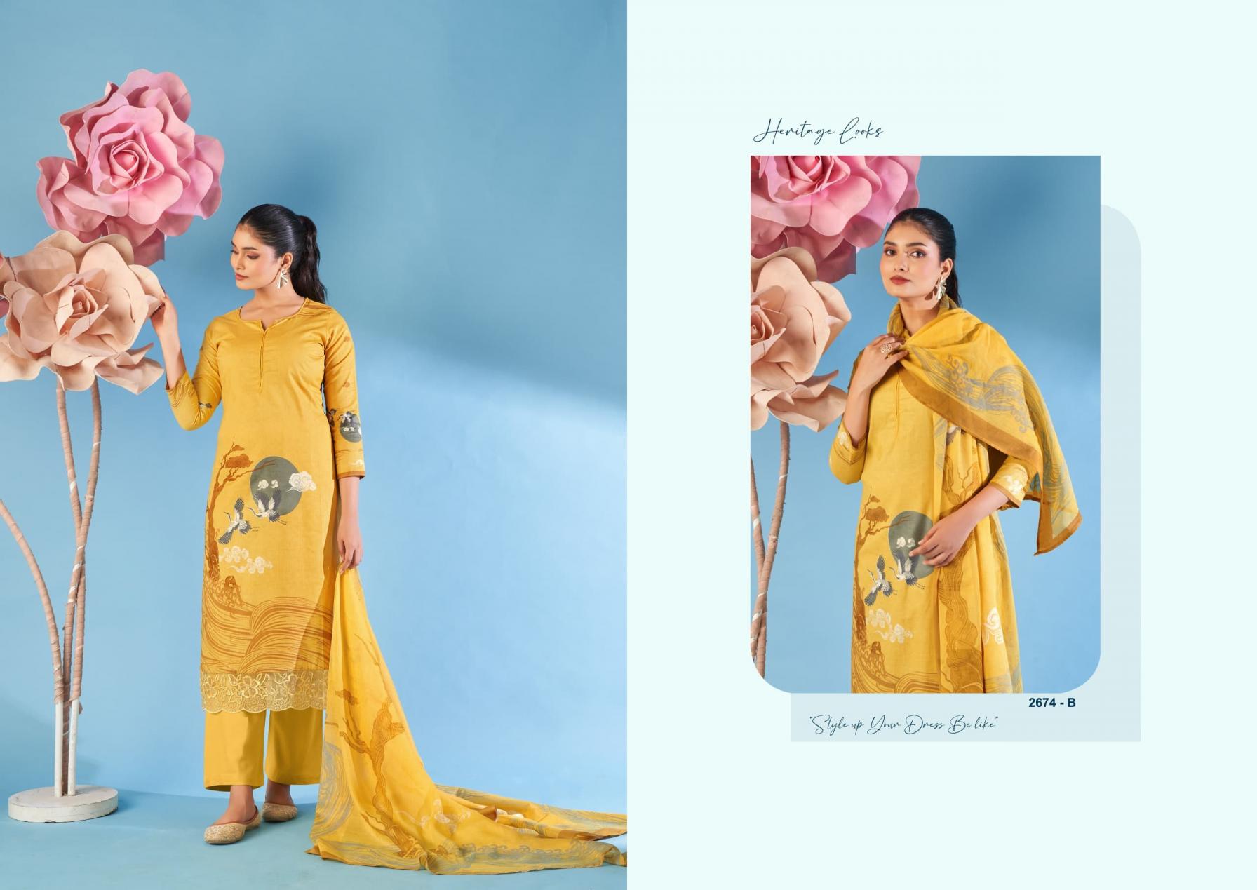 PAANKHI BY SARGAM CAMBRIC PRINT HIT DESIGN UNSTITCH SALWAR KAMEEZ