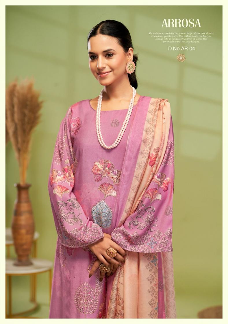 KARVA DESIGNER ARROSA VISCOSE MUSLIN MODERN SALWAR KAMEEZ