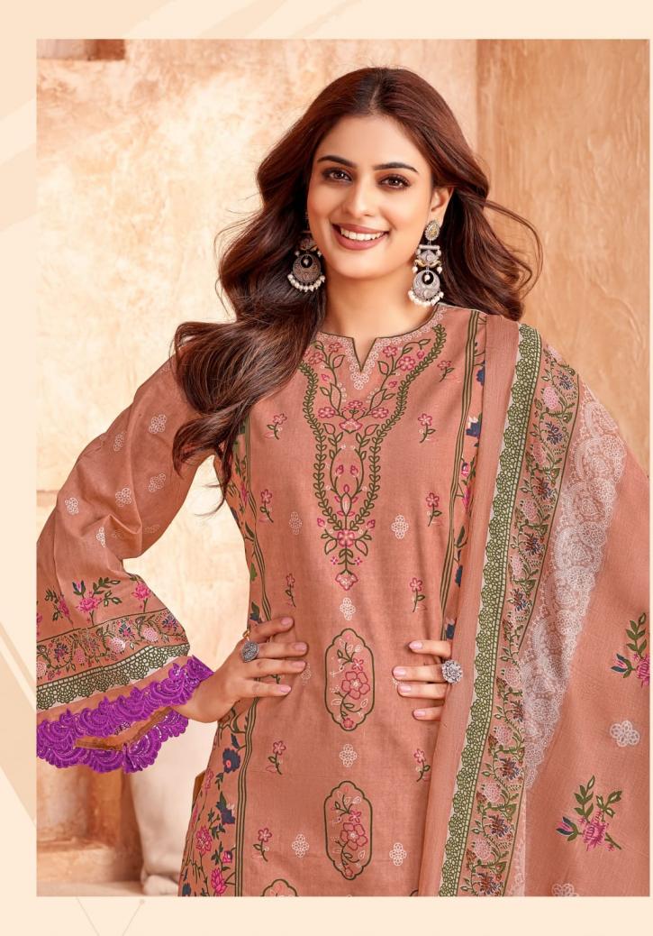 MAYUR LAUNCH AMIRA VOL 2 COTTON UNSTITCH FANCY PAKISTANI SALWAR SUIT