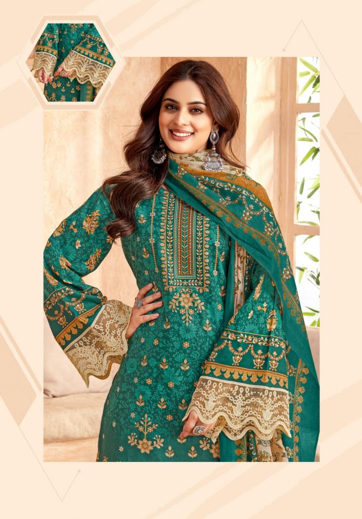 MAYUR LAUNCH AMIRA VOL 2 COTTON UNSTITCH FANCY PAKISTANI SALWAR SUIT