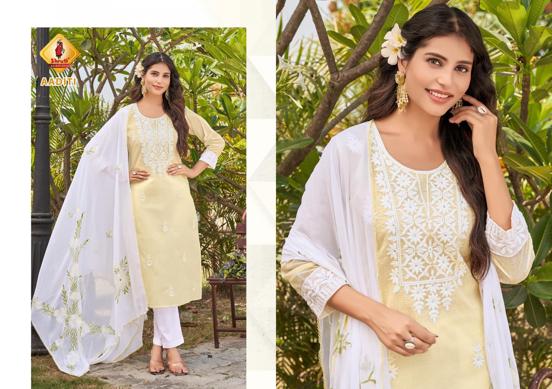 SHRUTI SUITS PRESENT CHILL VOL 10 STYLISH LOOK KURTI, PANT WITH DUPATTA