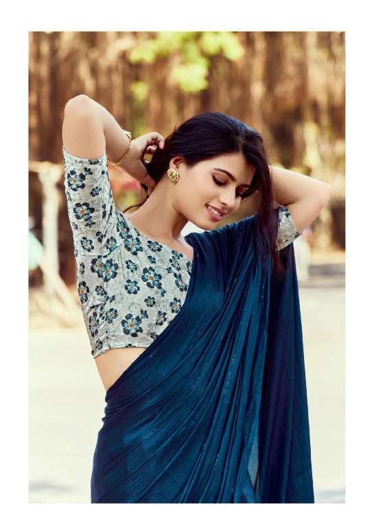 KASHVI CREATION NEEL VOL 17 FANCY LOOK MONO SATIN SAREE FOR WOME
