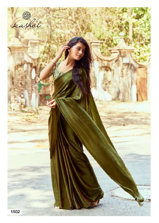 KASHVI CREATION NEEL VOL 17 FANCY LOOK MONO SATIN SAREE FOR WOME