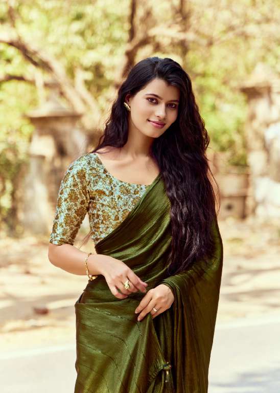 KASHVI CREATION NEEL VOL 17 FANCY LOOK MONO SATIN SAREE FOR WOME