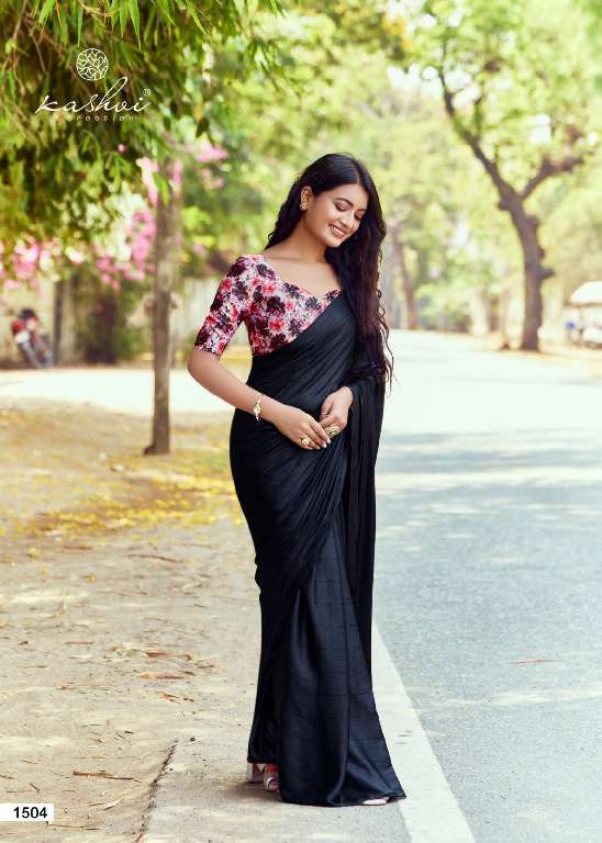 KASHVI CREATION NEEL VOL 17 FANCY LOOK MONO SATIN SAREE FOR WOME