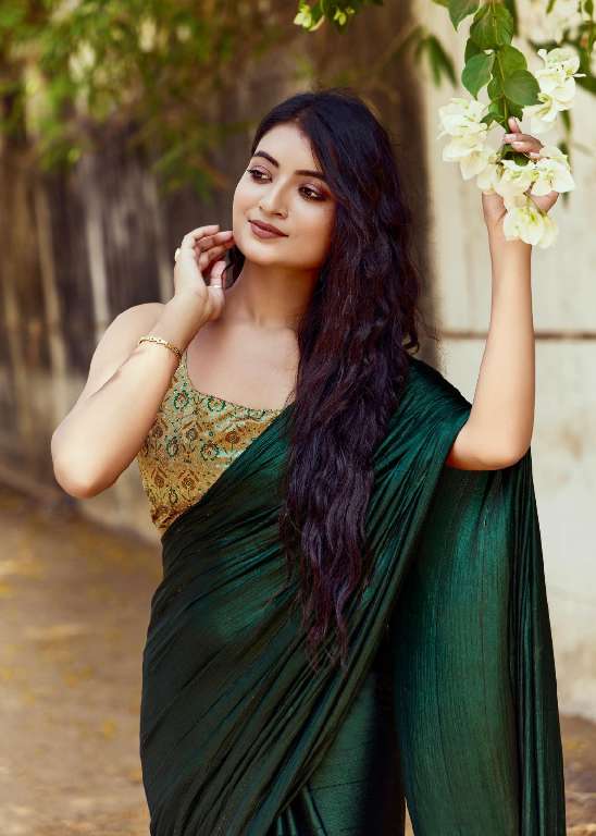 KASHVI CREATION NEEL VOL 17 FANCY LOOK MONO SATIN SAREE FOR WOME