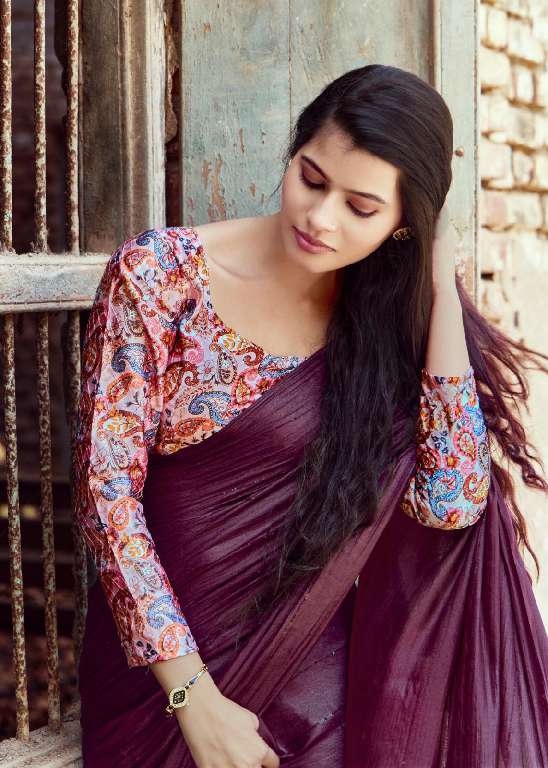 KASHVI CREATION NEEL VOL 17 FANCY LOOK MONO SATIN SAREE FOR WOME