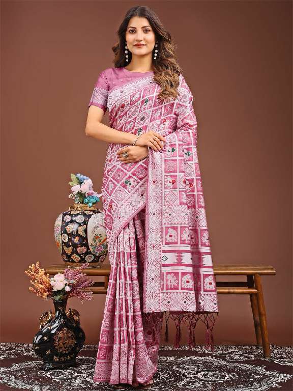 ASTITA LAUNCH BANDEJ WHOLESALE LINEN COTTON FANCY SAREES