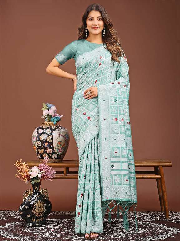 ASTITA LAUNCH BANDEJ WHOLESALE LINEN COTTON FANCY SAREES