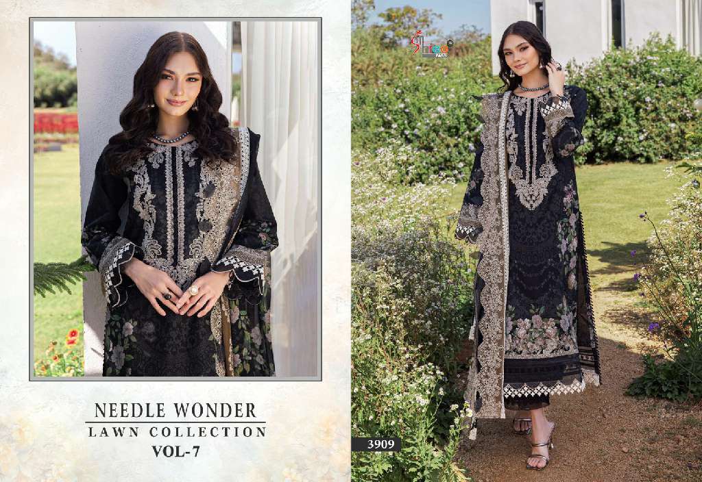 Shree Fabs Needle Wonder Lawn Collection Vol-7 Wholesale Indian Pakistani Suits