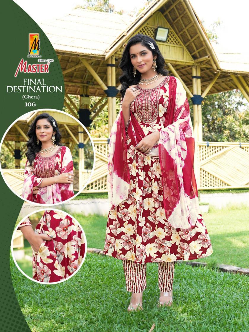 MASTER FINAL DESTINATION RAYON READYMADE CASUAL SUIT FOR WOMENS