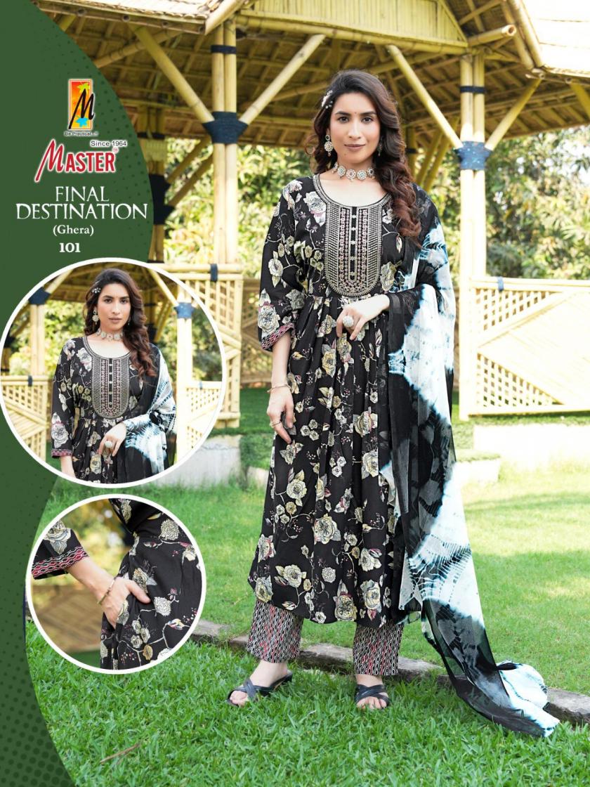 MASTER FINAL DESTINATION RAYON READYMADE CASUAL SUIT FOR WOMENS