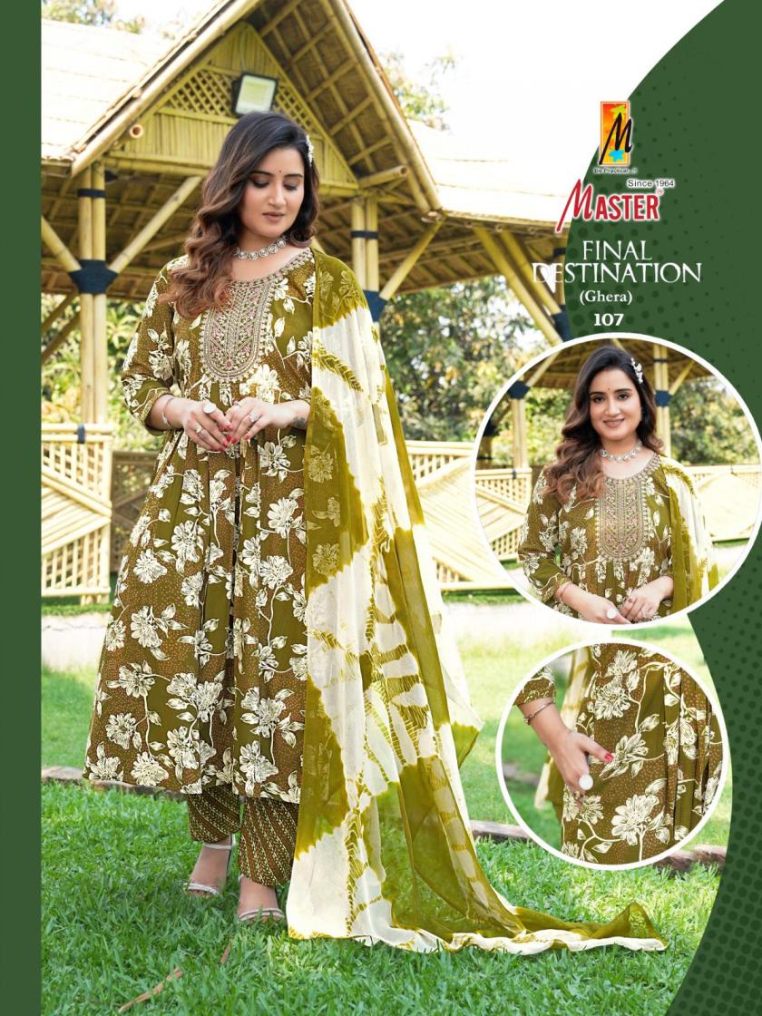 MASTER FINAL DESTINATION RAYON READYMADE CASUAL SUIT FOR WOMENS