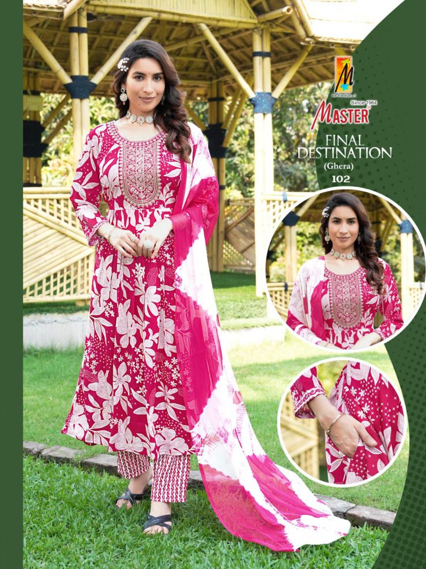 MASTER FINAL DESTINATION RAYON READYMADE CASUAL SUIT FOR WOMENS