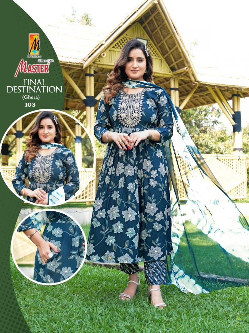 MASTER FINAL DESTINATION RAYON READYMADE CASUAL SUIT FOR WOMENS
