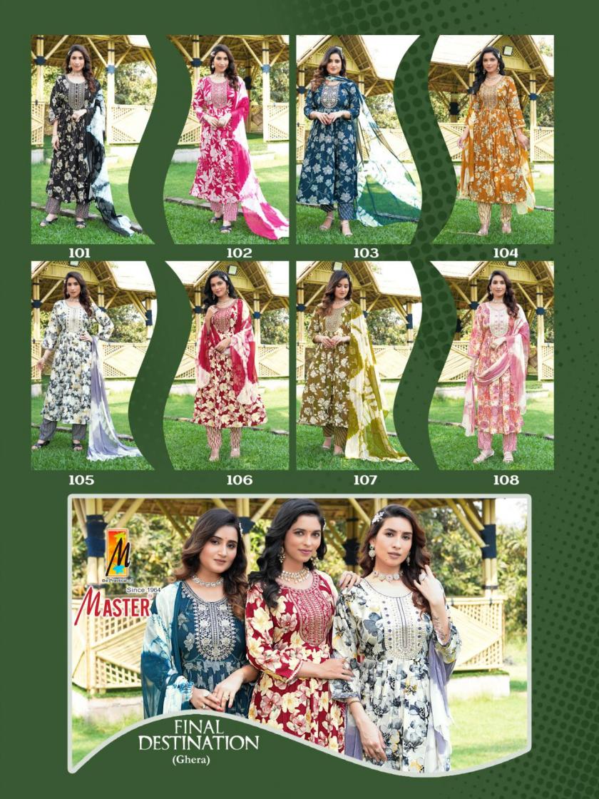 MASTER FINAL DESTINATION RAYON READYMADE CASUAL SUIT FOR WOMENS