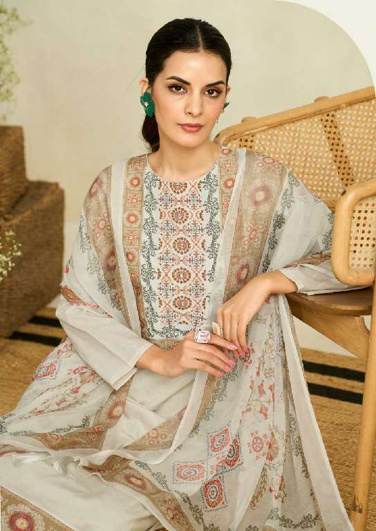 SADHANA LAUNCH RAABTA WHOLESALE PURE LAWN COTTON WITH FANCY HANDWORK DESIGNER SUITS