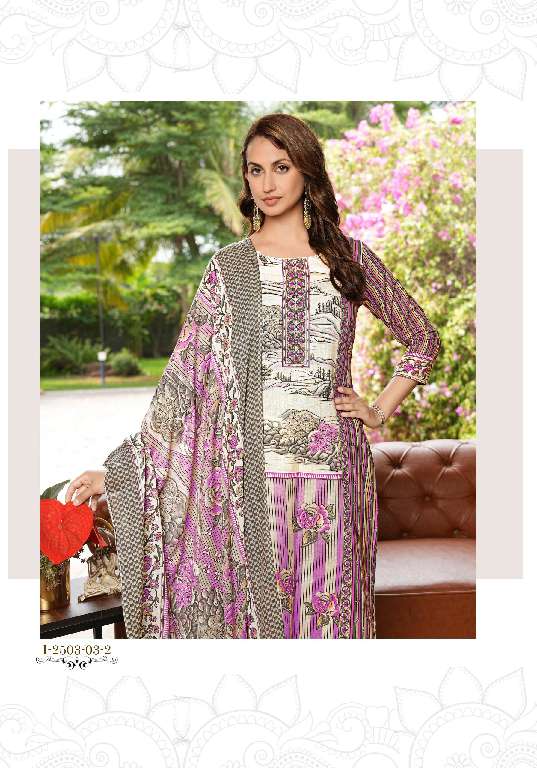 Harshit Summer Saga Vol-3 Wholesale Pure Cotton With Swarovski Diamond Work Dress Material