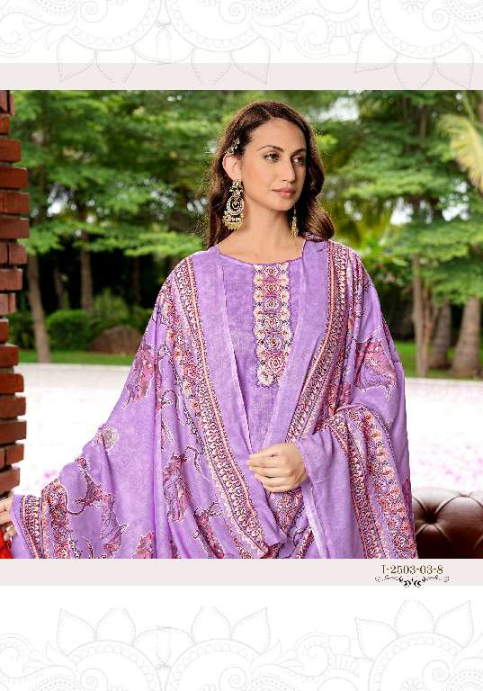 Harshit Summer Saga Vol-3 Wholesale Pure Cotton With Swarovski Diamond Work Dress Material