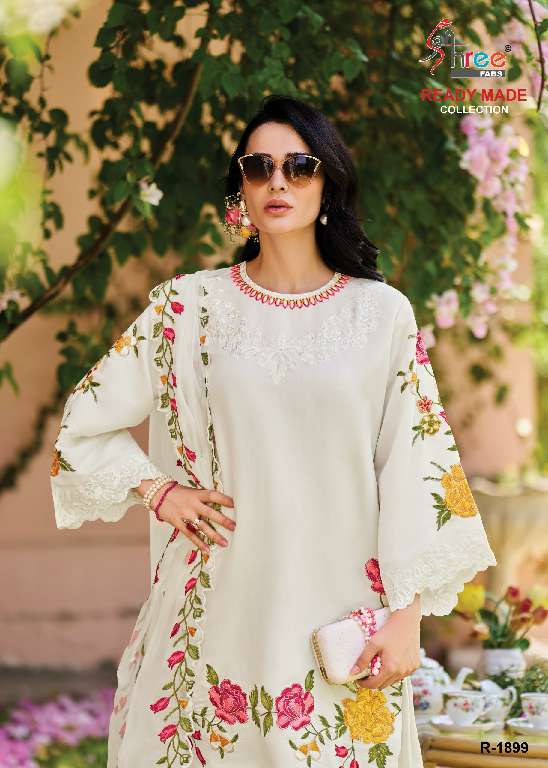 SHREE FABS R-1899 WHOLESALE READYMADE TRENDY PAKISTANI 3 PCS SUITS