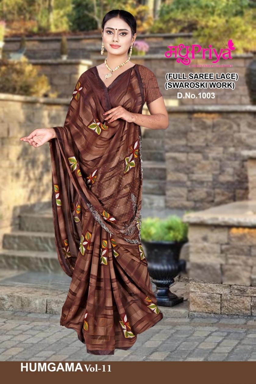 MADHUPRIYA PRESENT HUNGAMA VOL 11 DANI DAILY WEAR SAREE
