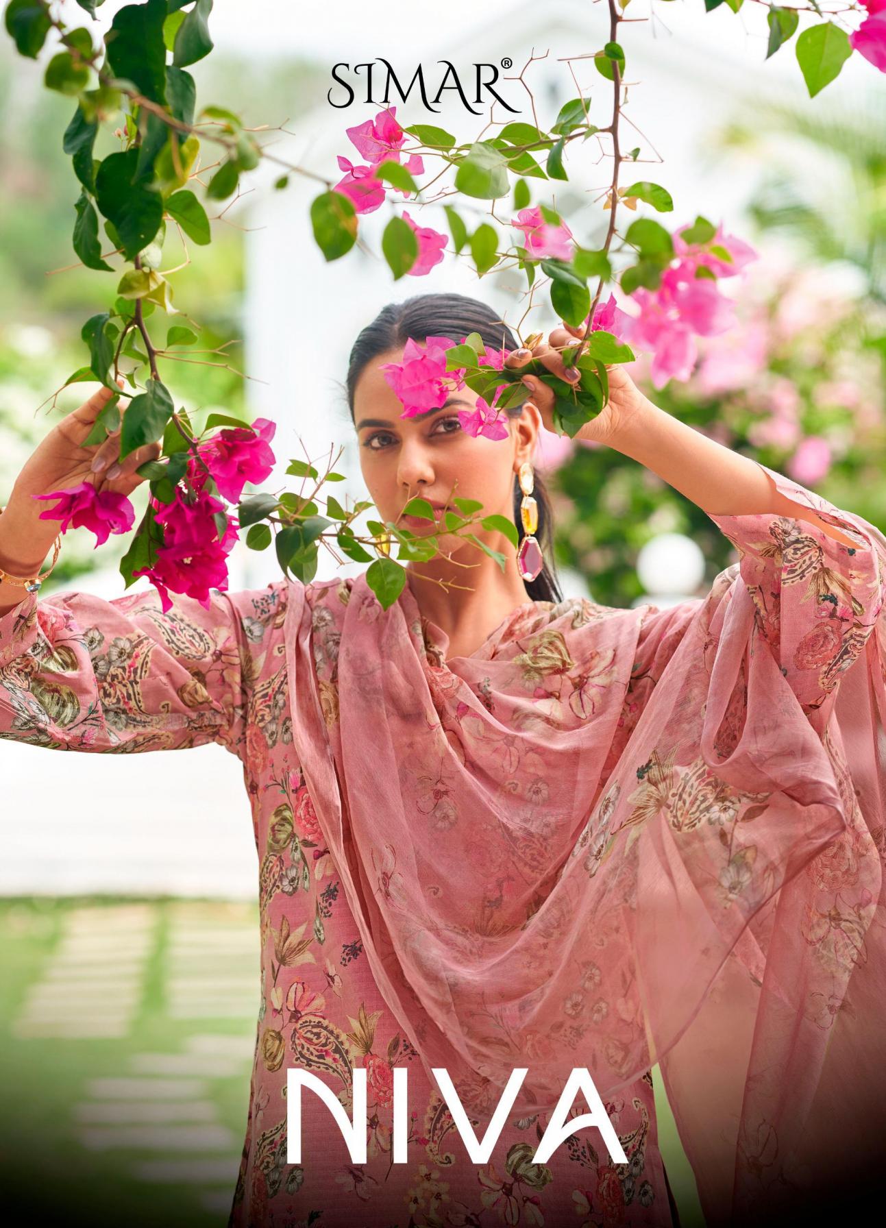 GLOSSY NIVA OCEAM COTTON ETHNIC STYLE UNSTITCH SALWAR KAMEEZ