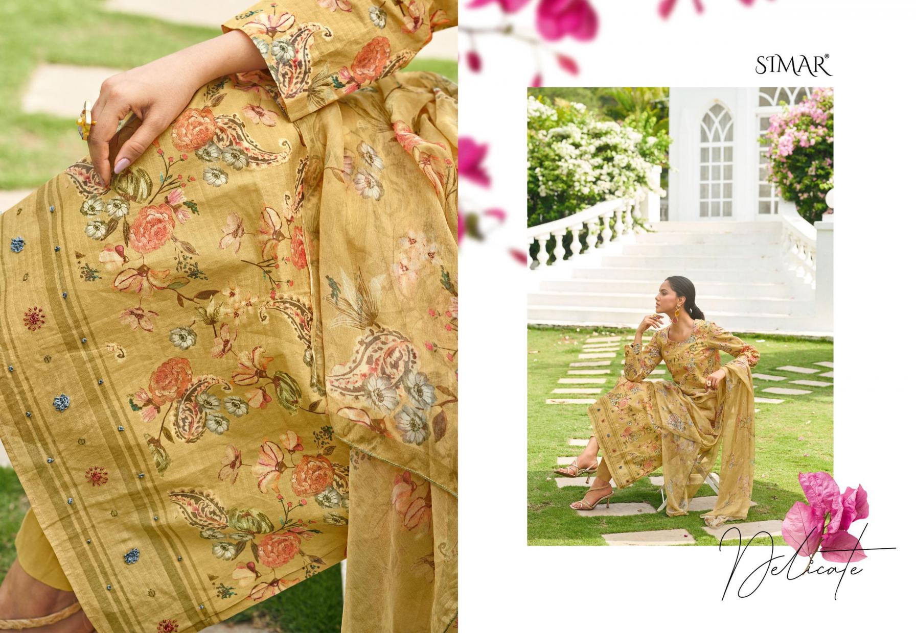 GLOSSY NIVA OCEAM COTTON ETHNIC STYLE UNSTITCH SALWAR KAMEEZ