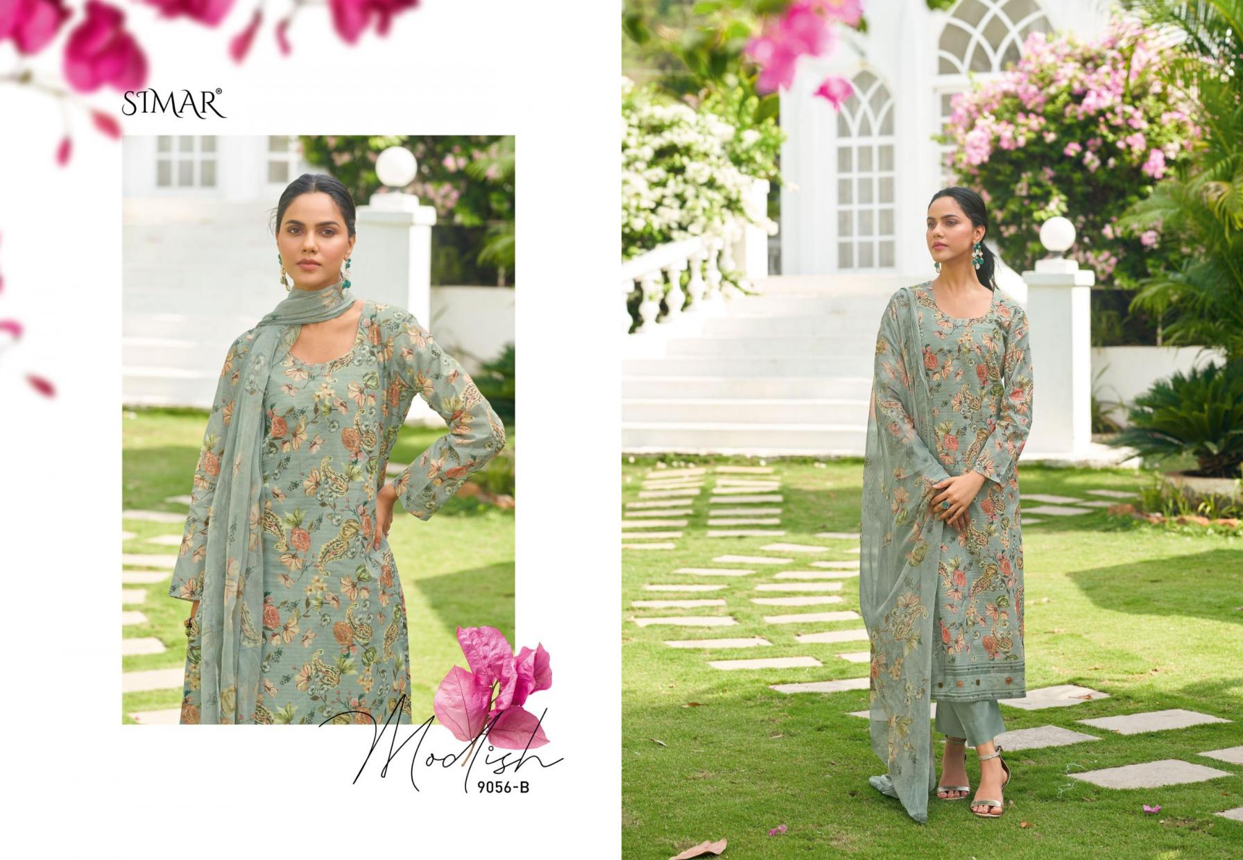 GLOSSY NIVA OCEAM COTTON ETHNIC STYLE UNSTITCH SALWAR KAMEEZ