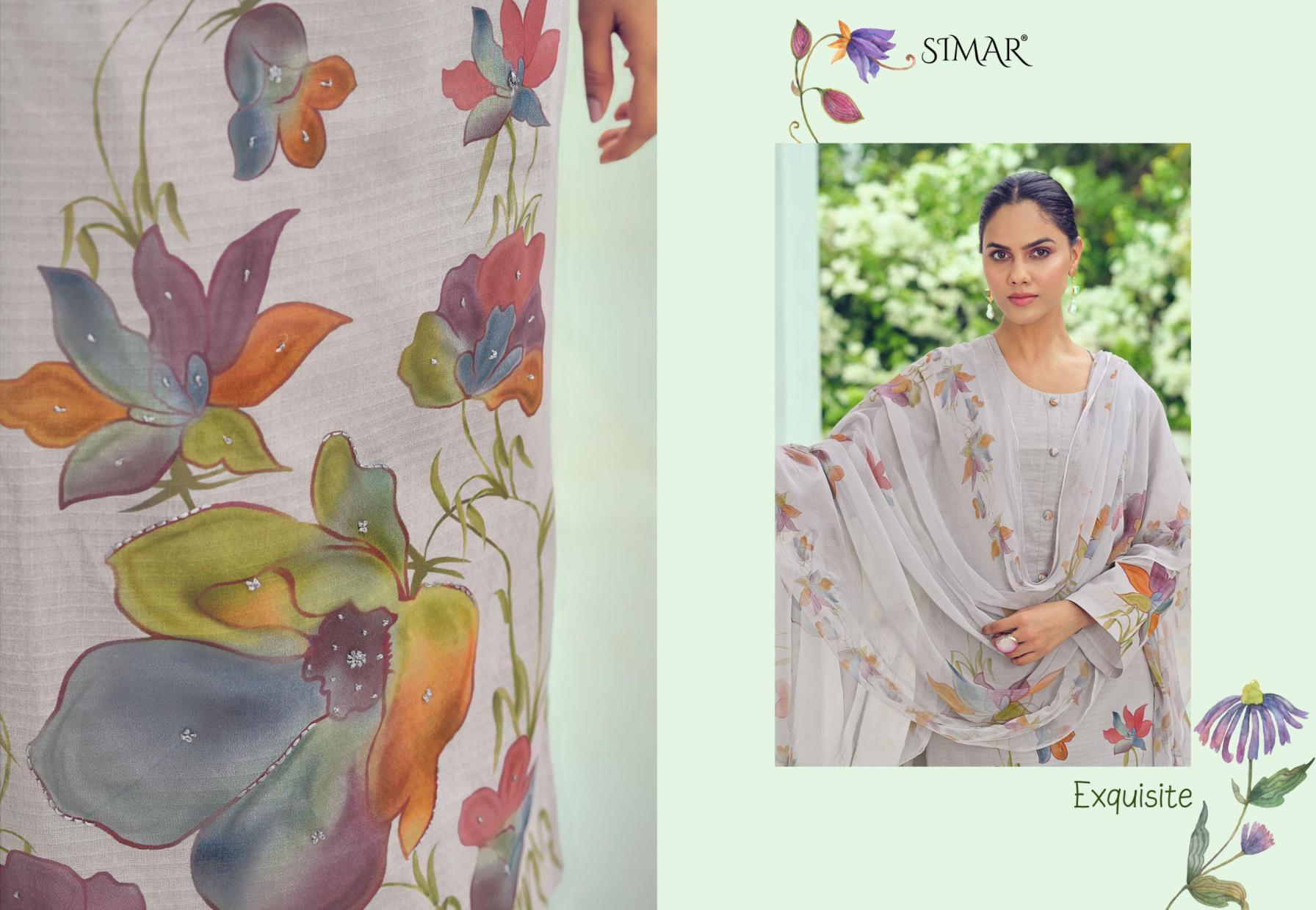 MALVIKA BY GLOSSY OCEAM COTTON PRETTY LOOK SUIT FOR WOMENS