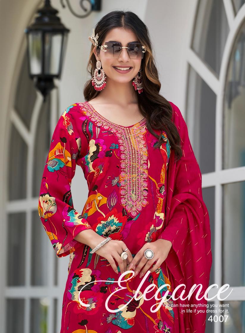 RADHIKA LIFESTYLE PRESENT CASUAL VOL 4 RAYON AFFORDABLE PLUS SIZE 3 PIECE SUIT