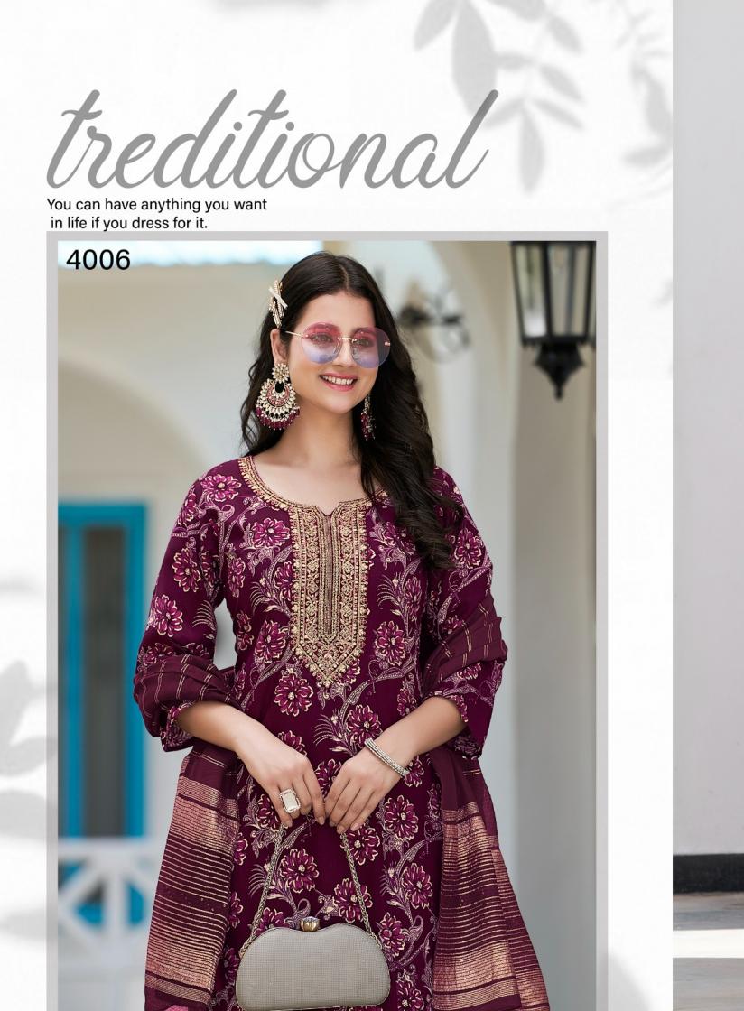 RADHIKA LIFESTYLE PRESENT CASUAL VOL 4 RAYON AFFORDABLE PLUS SIZE 3 PIECE SUIT