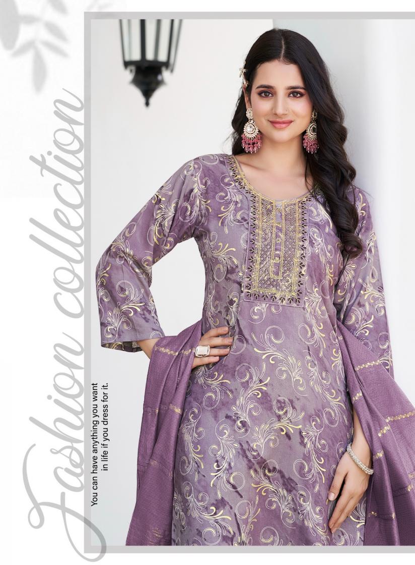 RADHIKA LIFESTYLE PRESENT CASUAL VOL 4 RAYON AFFORDABLE PLUS SIZE 3 PIECE SUIT