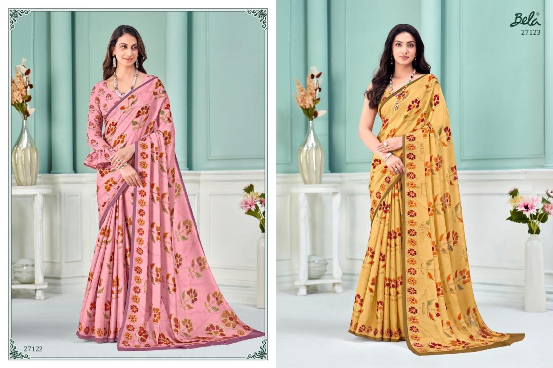 BELA SAREES PRESENT CLARA 14 GEORGETTE LATEST SAREE COLLECTION 2025