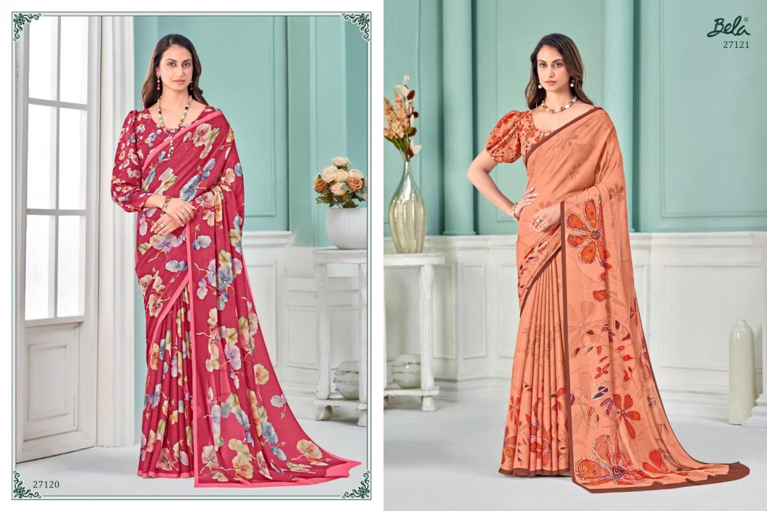 BELA SAREES PRESENT CLARA 14 GEORGETTE LATEST SAREE COLLECTION 2025