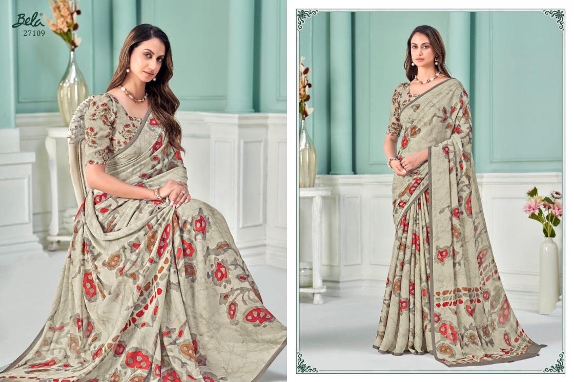 BELA SAREES PRESENT CLARA 14 GEORGETTE LATEST SAREE COLLECTION 2025