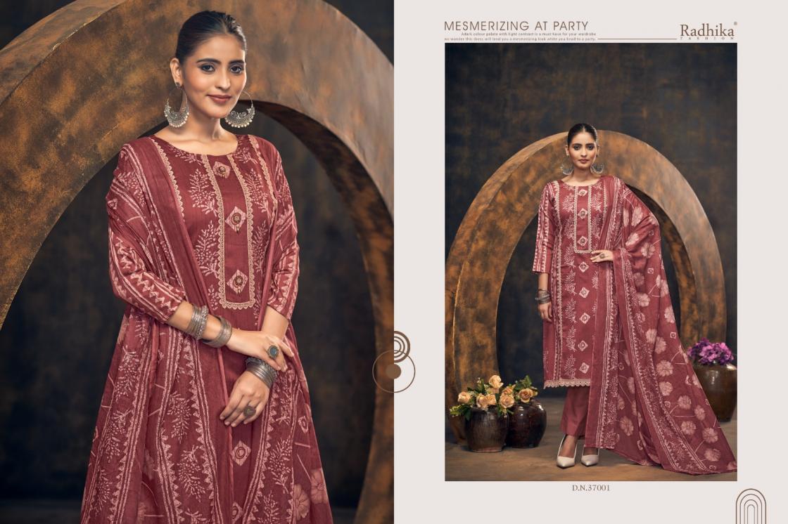 AZARA RADHIKA PRESENT ROCKET VOL 3 COTTON PRINTED INDIAN WEAR SALWAR SUIT