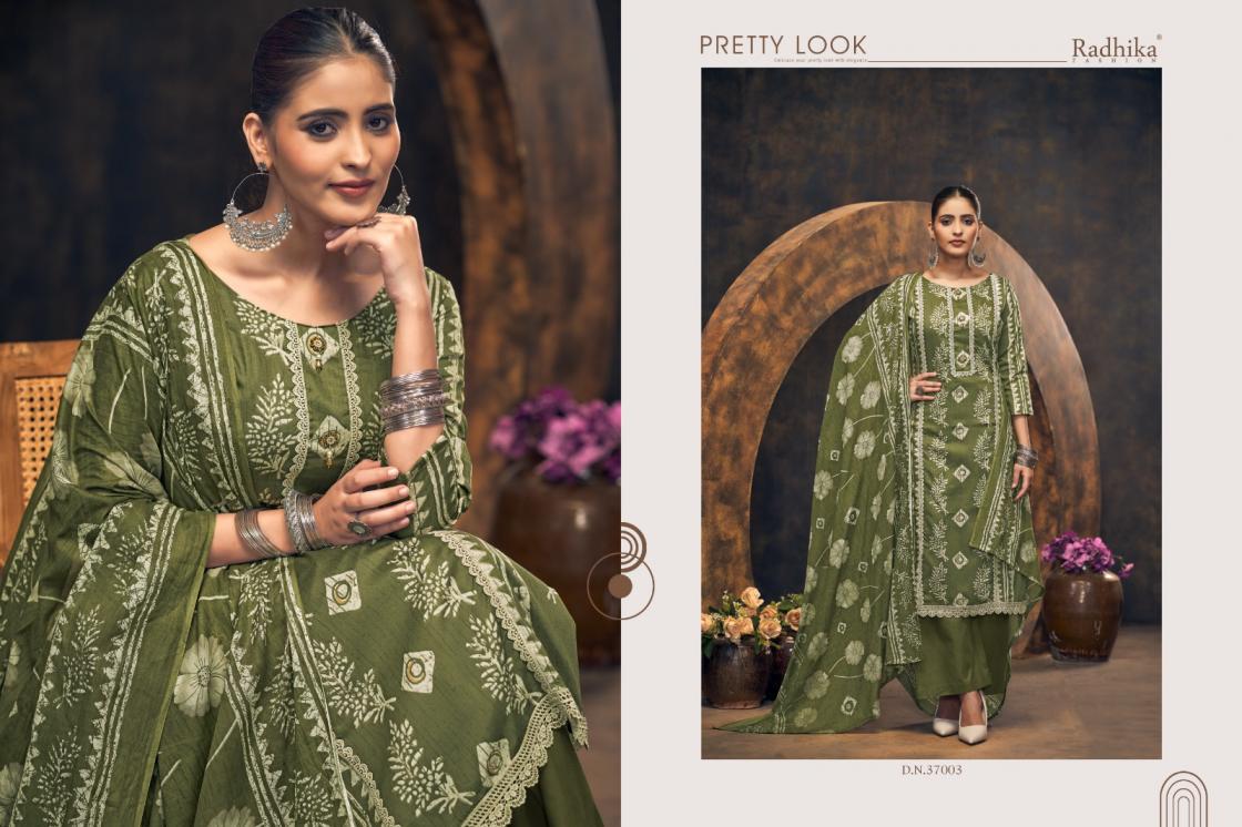 AZARA RADHIKA PRESENT ROCKET VOL 3 COTTON PRINTED INDIAN WEAR SALWAR SUIT