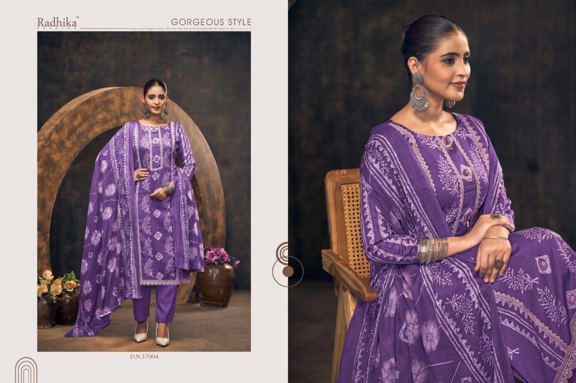 AZARA RADHIKA PRESENT ROCKET VOL 3 COTTON PRINTED INDIAN WEAR SALWAR SUIT