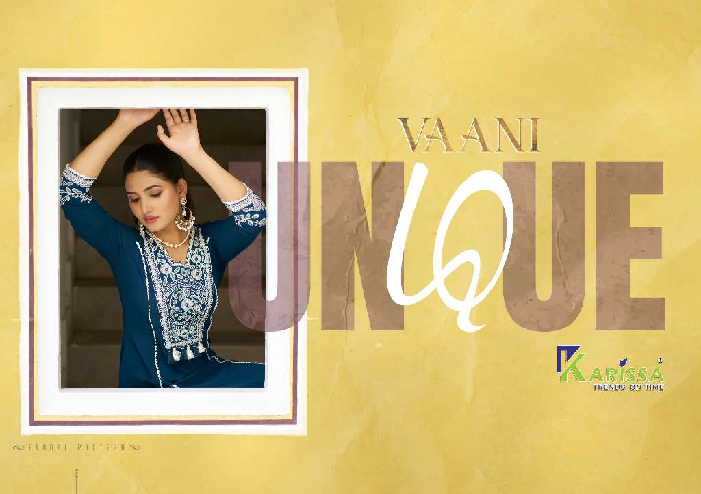 Karissa Vaani Linen Cotton Thread Work Readymade Kurti Bottom With Dupatta