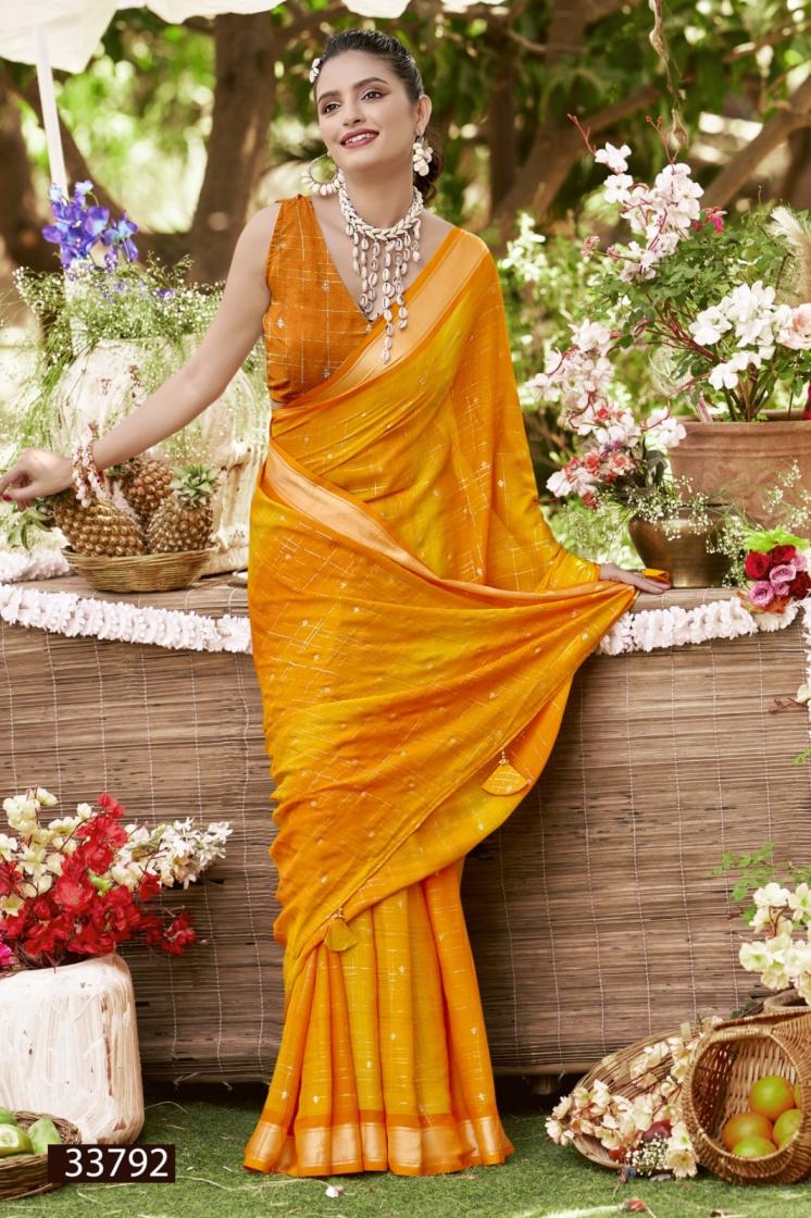 VALLABHI PRINTS PRESENT ABHIMATI GEORGETTE STYLISH LOOK SAREE