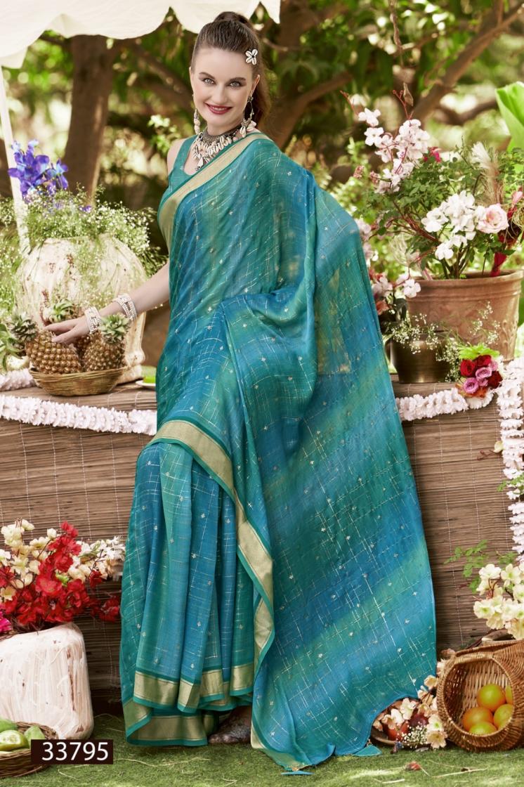 VALLABHI PRINTS PRESENT ABHIMATI GEORGETTE STYLISH LOOK SAREE