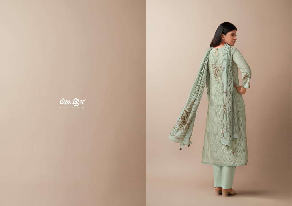 OMTEX TARANG WHOLESALE VINTAGE LINEN DIGITAL PRINT WITH HAND WORK CLASSIC SALWAR SUITS