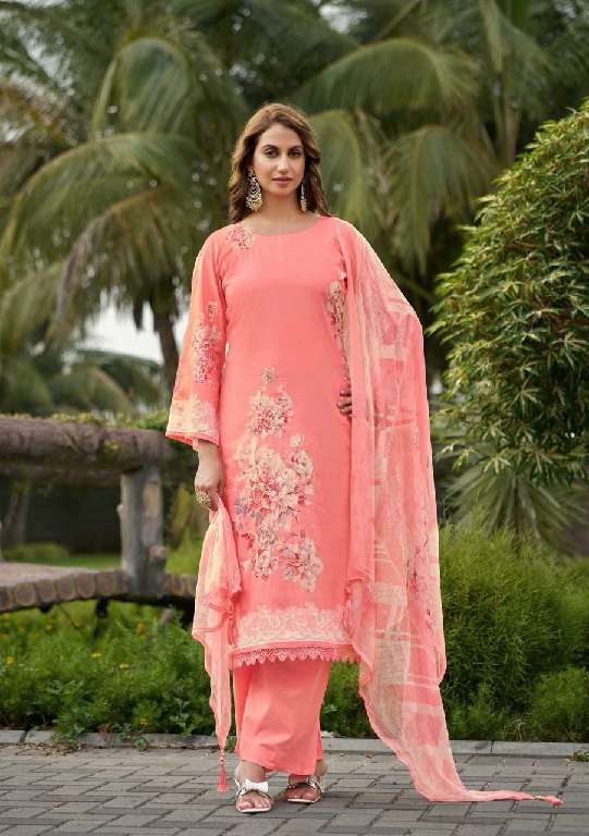 ITRH BY KARVA DESIGNER STUDIO WHOLESALE PURE LAWN COTTON CAMRIC DIGITAL PRINTED WITH HANDWORK  SUITS