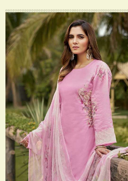 ITRH BY KARVA DESIGNER STUDIO WHOLESALE PURE LAWN COTTON CAMRIC DIGITAL PRINTED WITH HANDWORK  SUITS