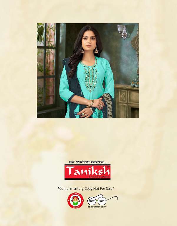 TANIKSH LAUNCH SAMIYA VOL-1 WHOLESALE VERTICAN FABRICS WITH HAND WORK READYMADE CLASSIC STYLE SUITS